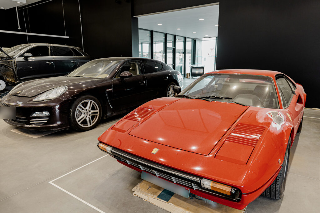 Ferrari Porsche carrosserie Cyjade Perpignan